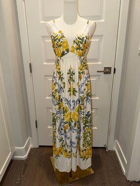 FARM Rio Long Sicilia Dress Size S